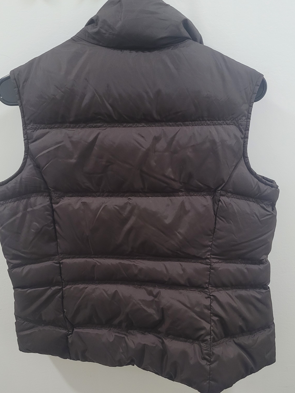 Lands' End Women's Dark Brown Quilted Puffer Vest - Picture 10 of 10